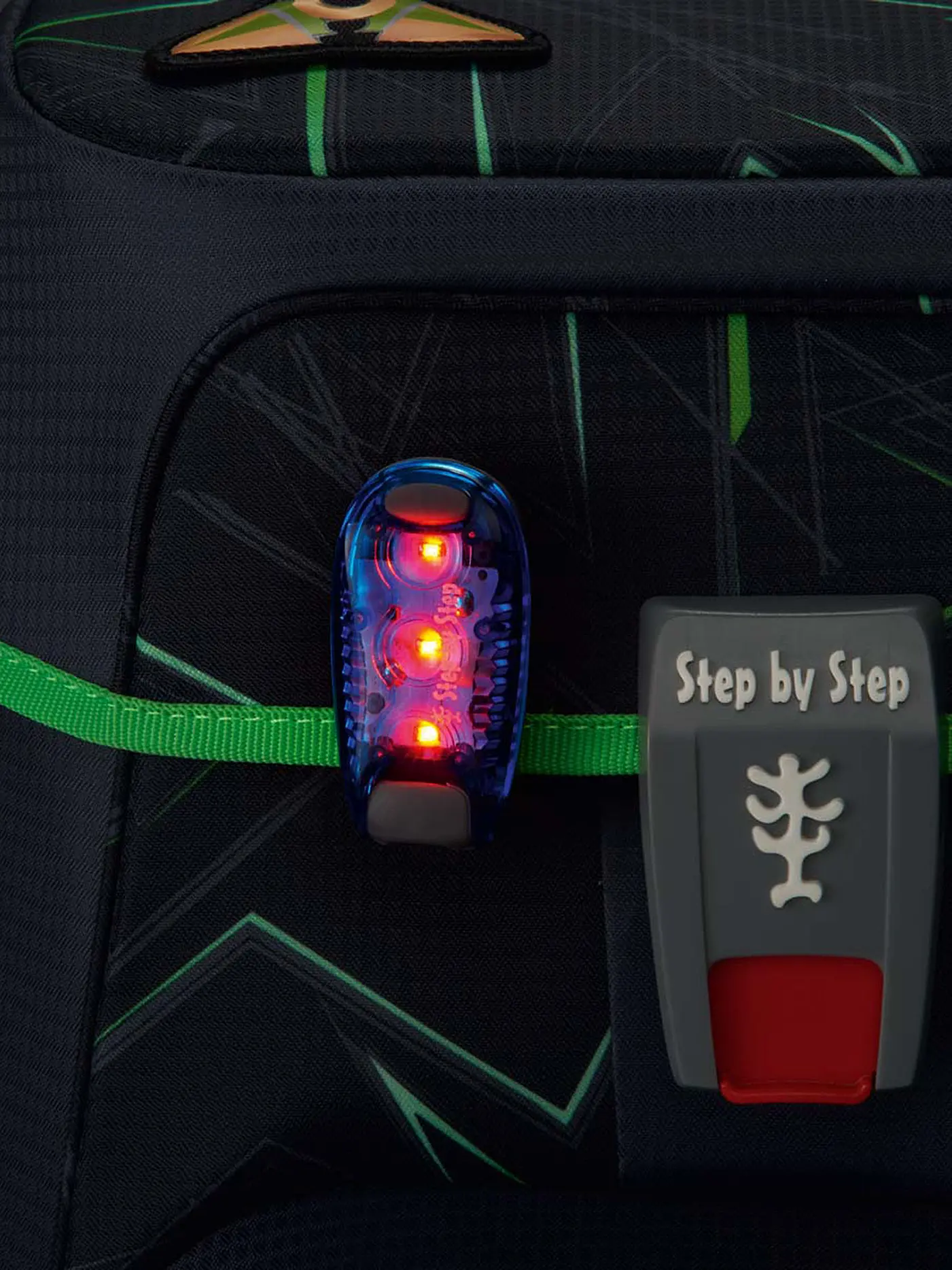 STEP BY STEP | LED Sicherheits Klemmleuchte Blau | 